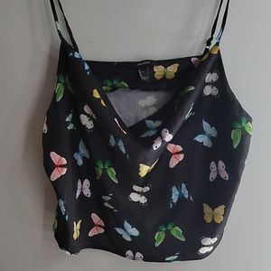 Forever 21 butterfly crop top